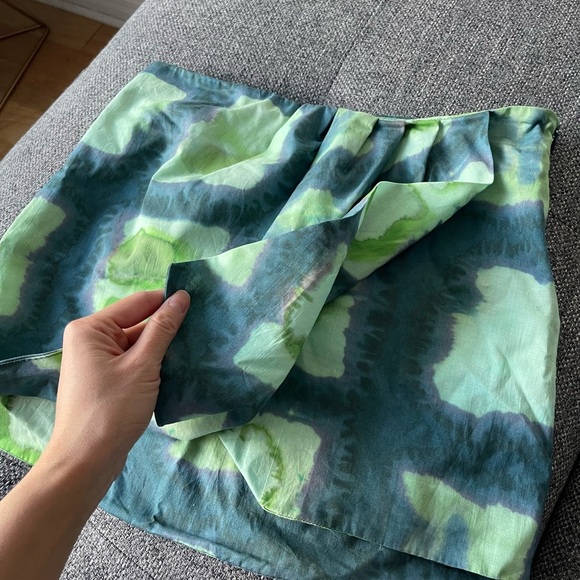 Zara Printed Pareo Mini Skirt - Picture 2 of 5